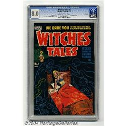 Witches Tales #2 File Copy (Harvey, 1951) CGC VF 8.0 Cream to off-white pages.