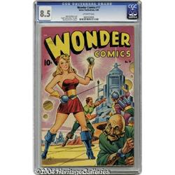 Wonder Comics #17 (Better Publications, 1948) CGC VF+ 8.5 Off-white pages.