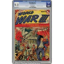 World War III #1 (Ace, 1953) CGC NM- 9.2 Off-white pages.