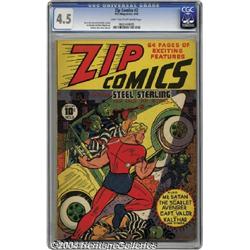 Zip Comics #2 (MLJ, 1940) CGC VG+ 4.5 Light tan to off-white pages.