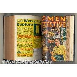 G-Men Detective Pulp - Bound Volume (Standard, 1941).