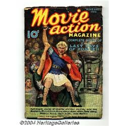 Movie Action Magazine #1 (Street & Smith, 1935) Condition: VG+.
