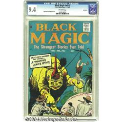 Black Magic V8#5 Bethlehem pedigree (Prize, 1961) CGC NM 9.4 Off-white pages.