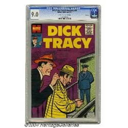 Dick Tracy Comics Monthly #96 File Copy (Harvey, 1956) CGC VF/NM 9.0 Cream to off-white pages.