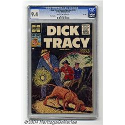 Dick Tracy Comics Monthly #102 File Copy (Harvey, 1956) CGC NM 9.4 Cream to off-white pages.