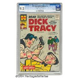 Dick Tracy Comics Monthly #110 File Copy (Harvey, 1957) CGC NM- 9.2 Cream to off-white pages.