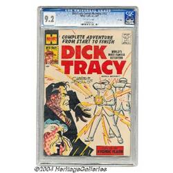Dick Tracy Comics Monthly #112 File Copy (Harvey, 1957) CGC NM- 9.2 Off-white pages.