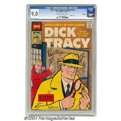 Dick Tracy Comics Monthly #122 File Copy (Harvey, 1958) CGC VF/NM 9.0 Cream to off-white pages.