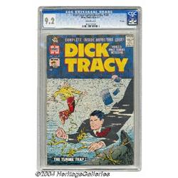 Dick Tracy Comics Monthly #140 File Copy (Harvey, 1960) CGC NM- 9.2 Off-white pages.