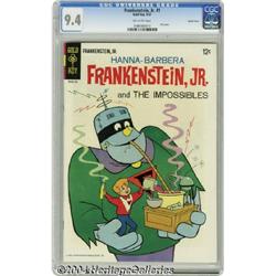 Frankenstein, Jr. #1 Pacific Coast pedigree (Gold Key, 1967) CGC NM 9.4 Off-white pages.