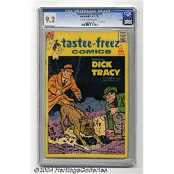Tastee-Freez Comics #6 Dick Tracy - File Copy (Harvey, 1957) CGC NM- 9.2 Cream to off-white pages.