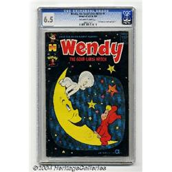 Wendy, the Good Little Witch #1 (Harvey, 1960) CGC FN+ 6.5 Off-white to white pages.