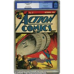 Action Comics #17 (DC, 1939) CGC FN 6.0 Cream to off-white pages.