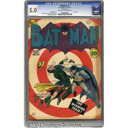 Batman #7 (DC, 1941) CGC VG/FN 5.0 Cream to off-white pages.