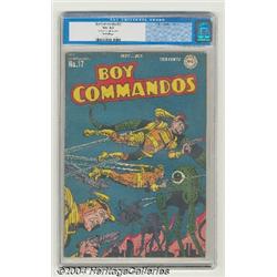 Boy Commandos #17 (DC, 1946) CGC VF+ 8.5 Off-white pages.