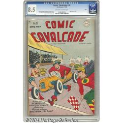 Comic Cavalcade #26 Ohio pedigree (DC, 1948) CGC VF+ 8.5 Off-white to white pages.