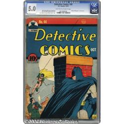 Detective Comics #44 (DC, 1940) CGC VG/FN 5.0 Light tan to off-white pages.