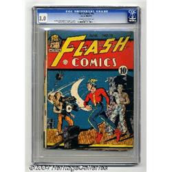 Flash Comics #18 (DC, 1941) CGC GD/VG 3.0 Cream to off-white pages.