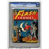 Image 1 : Flash Comics #18 (DC, 1941) CGC GD/VG 3.0 Cream to off-white pages.