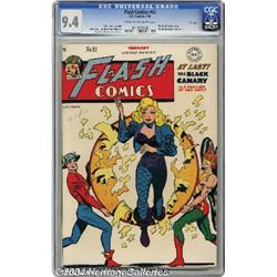 Flash Comics #92 "D" Copy pedigree (DC, 1948) CGC NM 9.4 Cream to off-white pages.