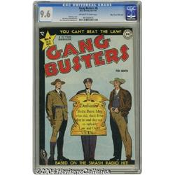 Gang Busters #6 Mile High pedigree (DC, 1948) CGC NM+ 9.6 Off-white to white pages.