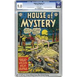 House of Mystery #1 (DC, 1952) CGC VF/NM 9.0 Off-white pages.
