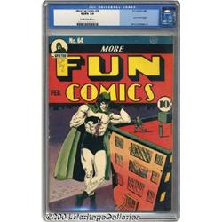More Fun Comics #64 (DC, 1941) CGC VG/FN 5.0 Tan to off-white pages.