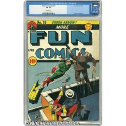More Fun Comics #78 (DC, 1942) CGC FN- 5.5 Off-white pages.
