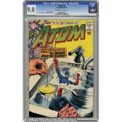 The Atom #2 (DC, 1962) CGC VF/NM 9.0 Off-white to white pages.
