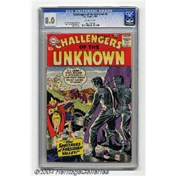 Challengers of the Unknown #6 (DC, 1959) CGC VF 8.0 Off-white pages.