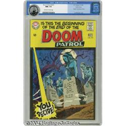 Doom Patrol #121 Pacific Coast pedigree (DC, 1968) CGC NM+ 9.6 Off-white to white pages.