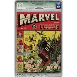 Marvel Mystery Comics #10 File Copy (Timely, 1940) Qualified FN 6.0 Cream to off-white pages.
