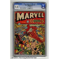 Marvel Mystery Comics #35 (Timely, 1942) CGC FR/GD 1.5 Cream to off-white pages.