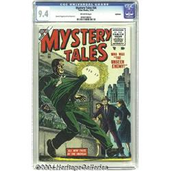 Mystery Tales #36 Bethlehem pedigree (Atlas, 1955) CGC NM 9.4 Off-white pages.