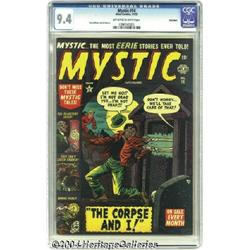 Mystic #14 Bethlehem pedigree (Atlas, 1952) CGC NM 9.4 Off-white to white pages.