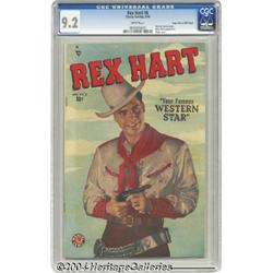 Rex Hart #6 Mile High pedigree (Timely, 1949) CGC NM- 9.2 White pages.
