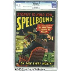 Spellbound #6 Bethlehem pedigree (Atlas, 1952) CGC NM 9.4 Off-white to white pages.