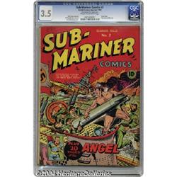 Sub-Mariner Comics #2 (Timely, 1941) CGC VG- 3.5 Cream to off-white pages.