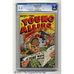 Young Allies Comics #20 (Timely, 1946) CGC FN- 5.5 Off-white pages.