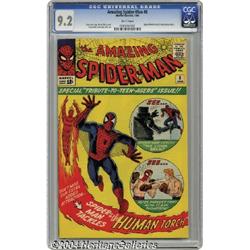 The Amazing Spider-Man #8 (Marvel, 1964) CGC NM- 9.2 White pages.