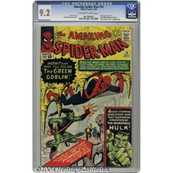 The Amazing Spider-Man #14 (Marvel, 1964) CGC NM- 9.2 Off-white to white pages.