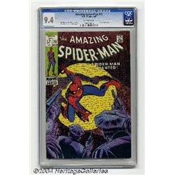 The Amazing Spider-Man #70 (Marvel, 1969) CGC NM 9.4 Off-white pages.