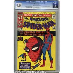 The Amazing Spider-Man Annual #2 (Marvel, 1965) CGC VF/NM 9.0 Off-white to white pages.
