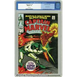 Captain Marvel #2 (Marvel, 1968) CGC NM/MT 9.8 White pages.
