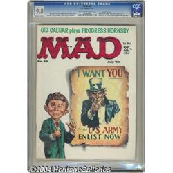 Mad #48 Gaines File pedigree (EC, 1959) CGC NM/MT 9.8 Off-white to white pages.