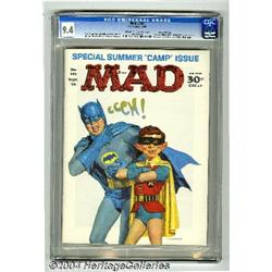Mad #105 Gaines File pedigree (EC, 1966) CGC NM 9.4 Off-white to white pages.