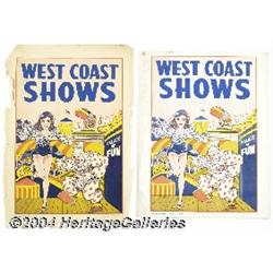 Vintage Circus Posters and Window Cards (circa 1950s).