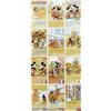 Image 1 : Mickey Mouse Globetrotters Uncut Sheet of 12 Cards (1937).