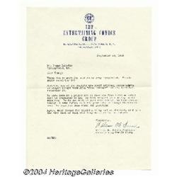 EC Comics Rejection Letter with William M. Gaines Signature (1953).