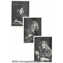 EC Comics - Three Ghoulunatics Photos (1950s).